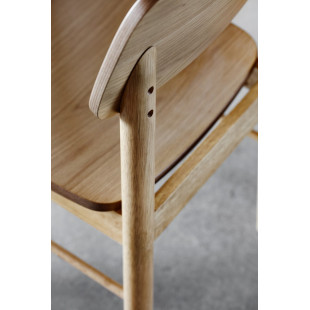 Krzesło barowe Barlow Actona | Drewno dąb, H74,2cm