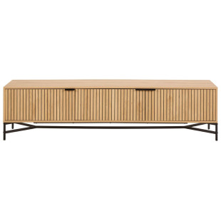 Szafka RTV Actona Jaipur | Dąb Czarny | 176x45cm
