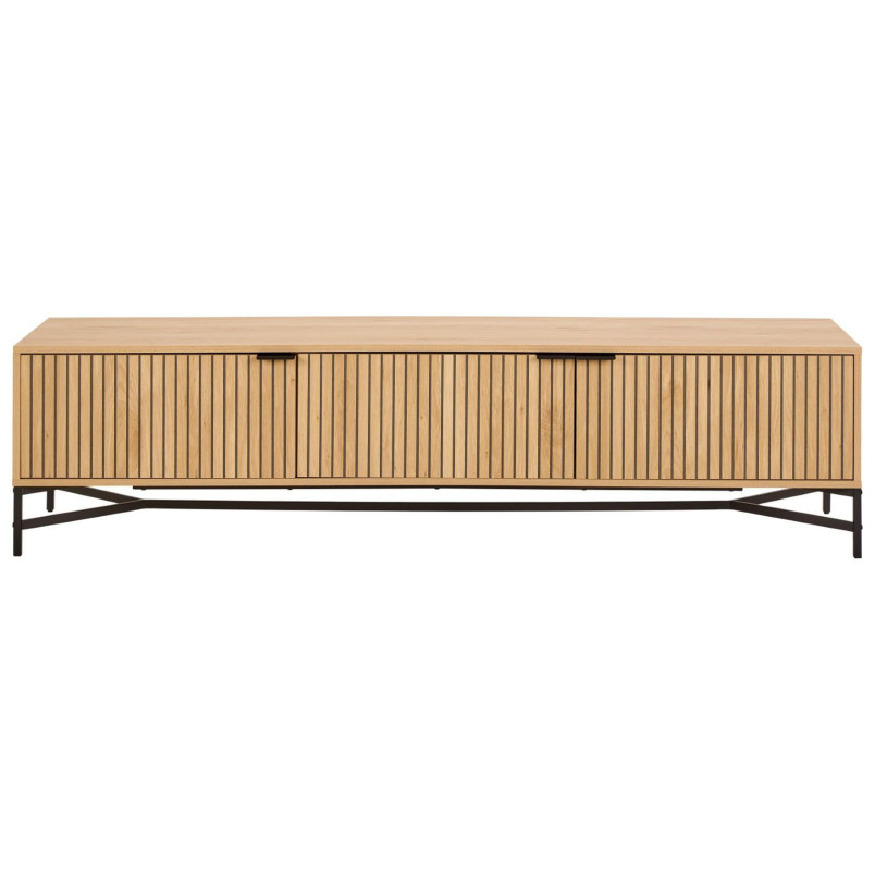 Szafka RTV Actona Jaipur | Dąb Czarny | 176x45cm