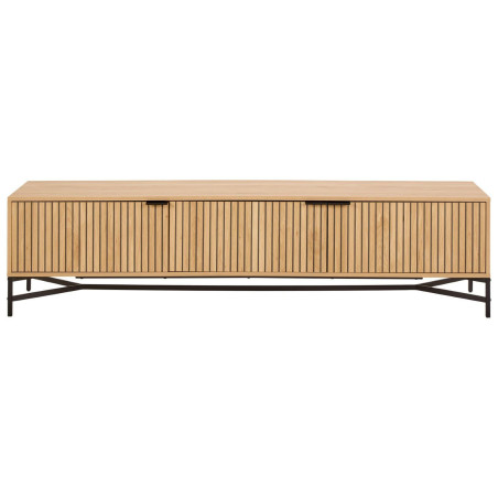 Szafka RTV Actona Jaipur | Dąb Czarny | 176x45cm