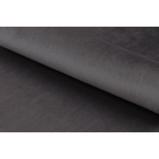 Sofa welurowa 3-osobowa Actona Ria - Szara, Nowoczesny Design