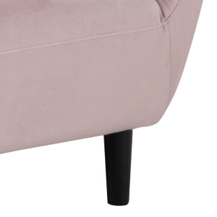 Sofa welurowa 3-osobowa Ria Actona | Różowa, Nowoczesny Design