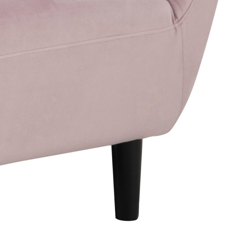 Sofa welurowa 3-osobowa Ria Actona | Różowa, Nowoczesny Design