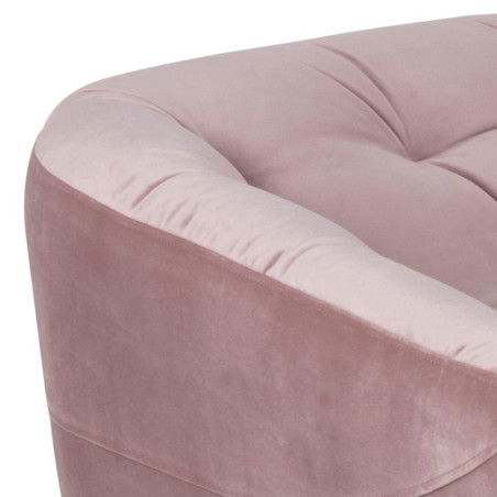 Sofa welurowa 3-osobowa Ria Actona | Różowa, Nowoczesny Design