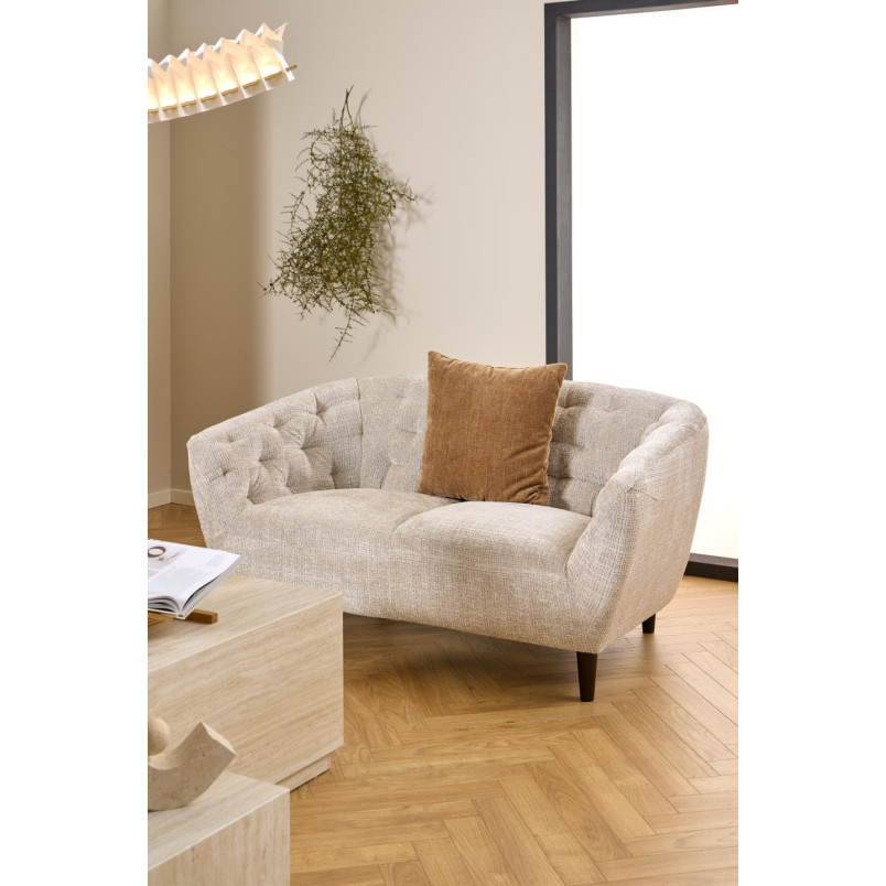 Sofa 2-osobowa Ria Actona - Beżowa, Pikowana, 150cm - Juto 4
