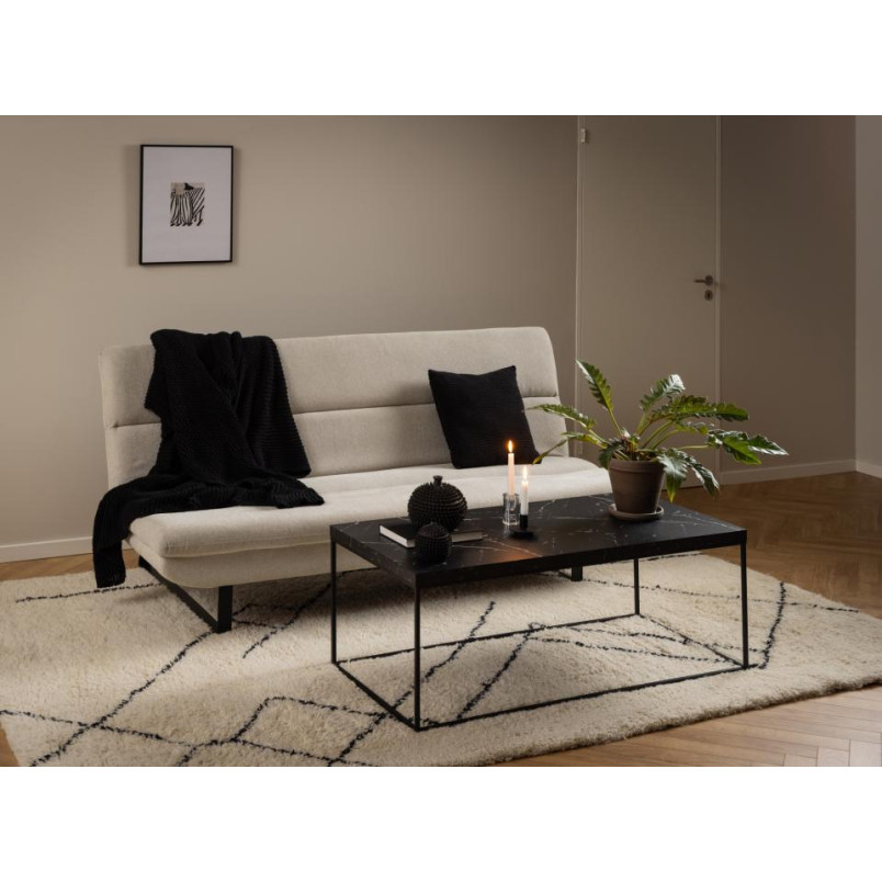 Sofa Actona Arbonne beżowa: Funkcja spania, styl skandynawski