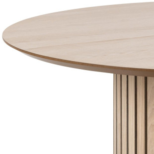 Stół okrągły Linley Actona | Dąb 120cm - Stylowy i funkcjonalny