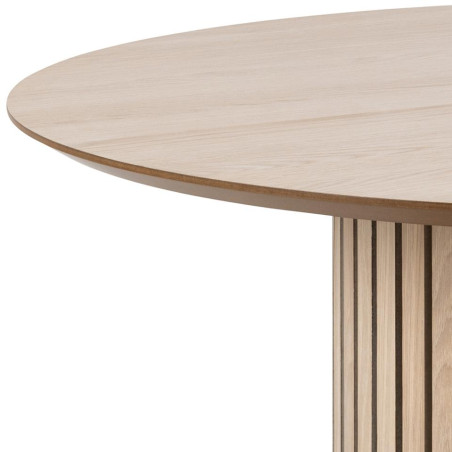 Stół okrągły Linley Actona | Dąb 120cm - Stylowy i funkcjonalny
