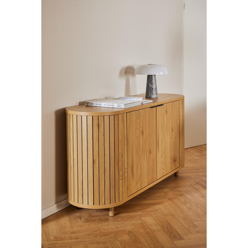 Komoda PRL Actona Colima | Owalny Design, Dąb Dziki