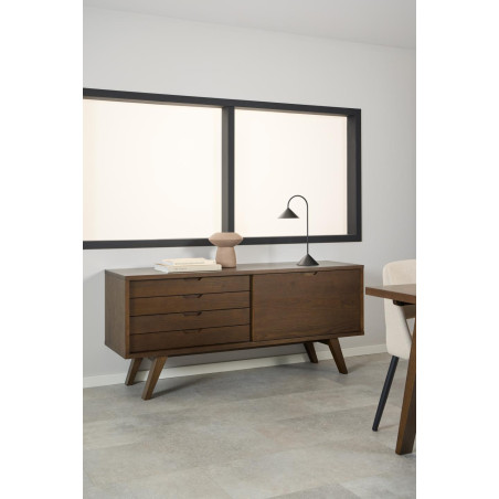 Komoda Actona A-line | 160x72cm | Dąb Dymiony - Skandynawski Design