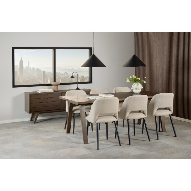 Komoda Actona A-line | 160x72cm | Dąb Dymiony - Skandynawski Design