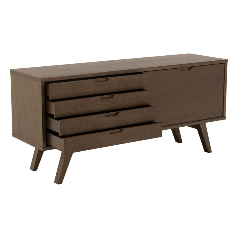 Komoda Actona A-line | 160x72cm | Dąb Dymiony - Skandynawski Design
