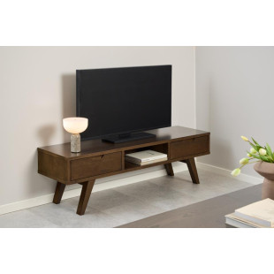 Szafka RTV Actona | Dąb Dymiony 150x45cm | Skandynawski Design
