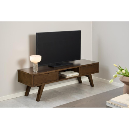 Szafka RTV Actona | Dąb Dymiony 150x45cm | Skandynawski Design