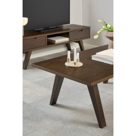 Szafka RTV Actona | Dąb Dymiony 150x45cm | Skandynawski Design
