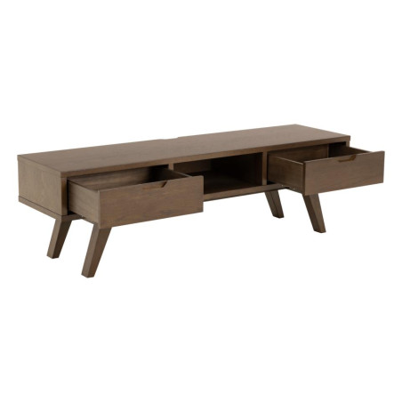 Szafka RTV Actona | Dąb Dymiony 150x45cm | Skandynawski Design