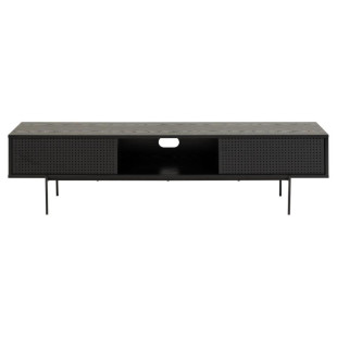 Szafka TV Actona Angus II 180x44,5 czarna - Elegancki design