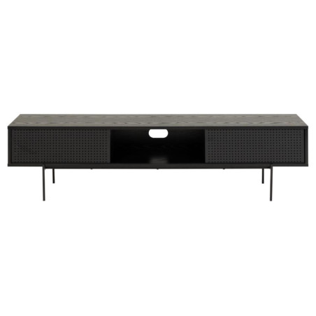 Szafka TV Actona Angus II 180x44,5 czarna - Elegancki design