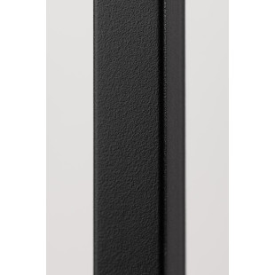 Wieszak ścienny Actona Aspen | Metalowy, Czarny | 171cm