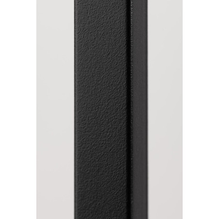 Wieszak ścienny Actona Aspen | Metalowy, Czarny | 171cm