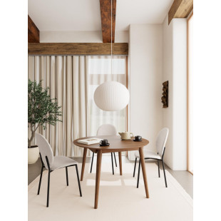 Stół okrągły rozkładany Montreux Actona | 115-154cm | Orzech