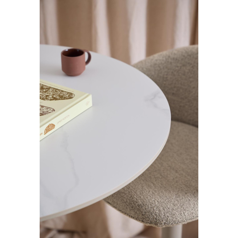 Stół barowy Actona Malta 80cm - Elegancki design, ceramiczny blat