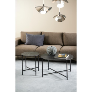 Stolik kawowy Actona Lamoine | Czarny marmur, 70cm | Kup online