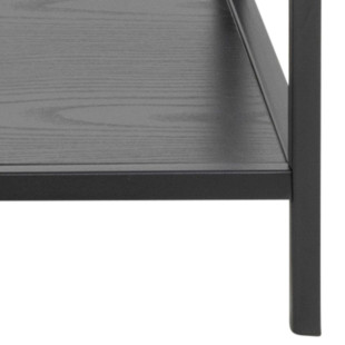 Konsola loft Actona Seaford 100x35 czarna - Stylowe półki