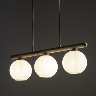 Lampa wisząca Virlo - 3 kule szklane, 65cm | TK Lighting