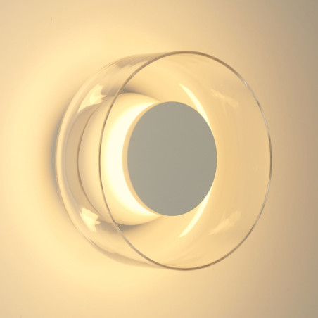 Kinkiet Donut LED - Step Into Design | Szkło, 18cm