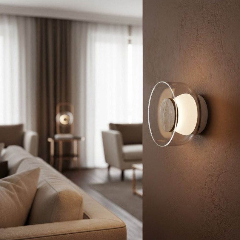 Kinkiet szklany Donut LED - Step Into Design | Oświetlenie nowoczesne