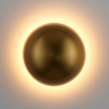 Kinkiet Button LED złoty 16cm | Step Into Design - Oświetlenie Glamour