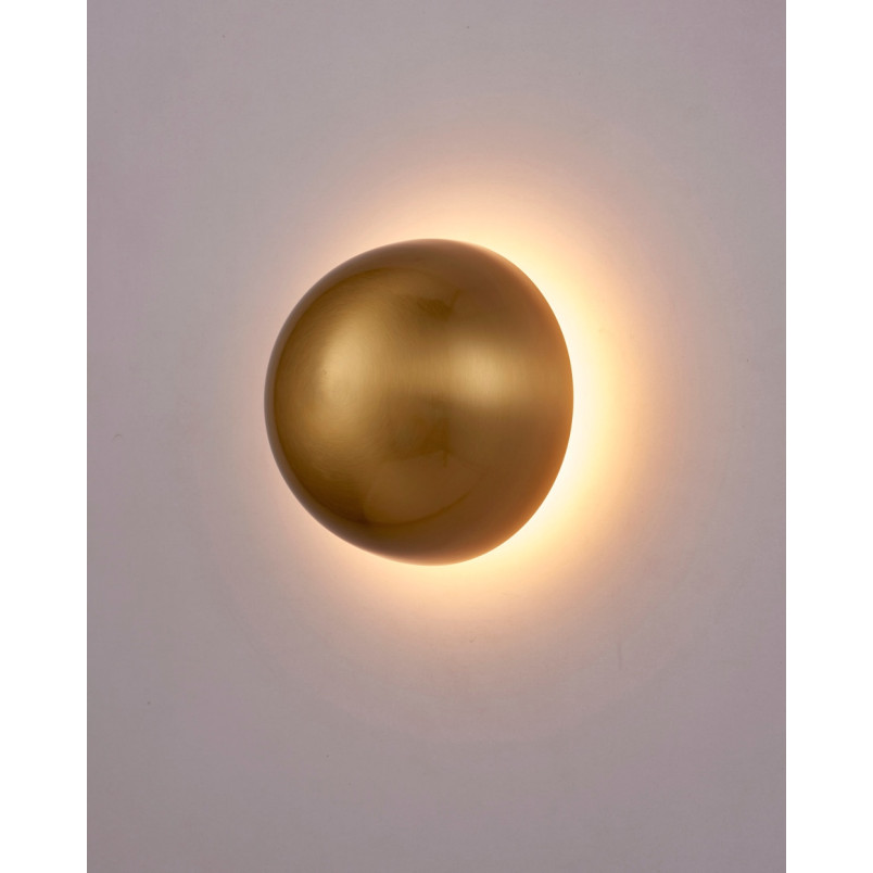Kinkiet Button LED złoty 16cm | Step Into Design - Oświetlenie Glamour