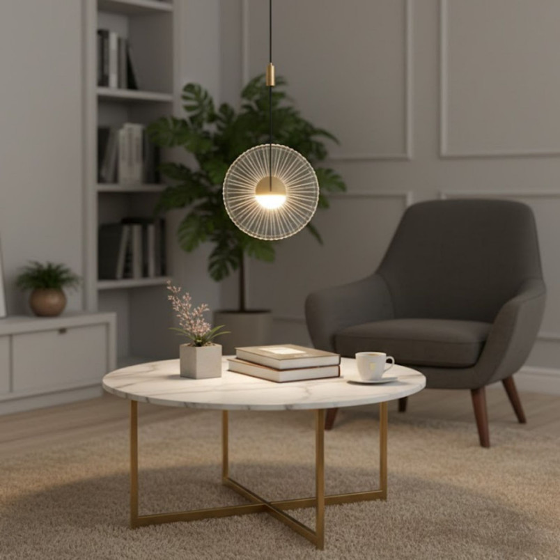 Lampa wisząca glamour Sunblast LED - Step Into Design