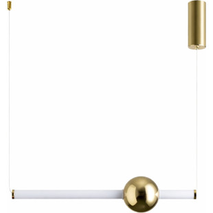 Lampa wisząca O-line LED | Glamour, złoty połysk | Step Into Design