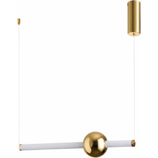 Lampa wisząca O-line LED | Glamour, złoty połysk | Step Into Design