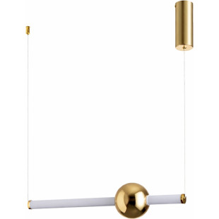 Lampa wisząca O-line LED | Glamour, złoty połysk | Step Into Design