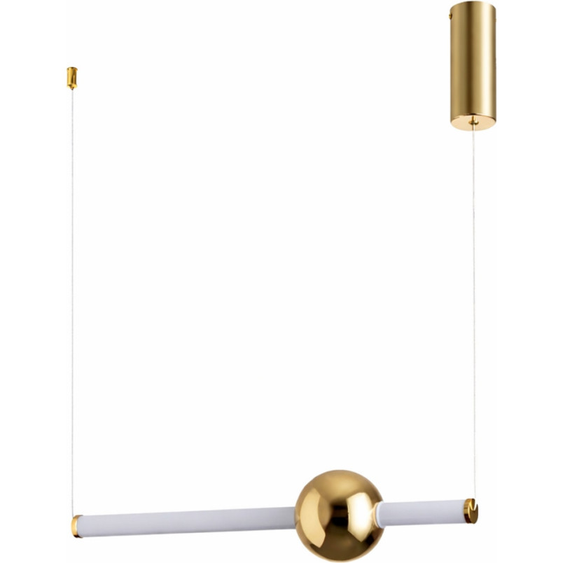 Lampa wisząca O-line LED | Glamour, złoty połysk | Step Into Design