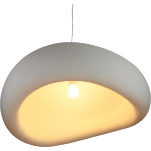 Lampa wisząca Japandi Stone 80cm biała - Step Into Design
