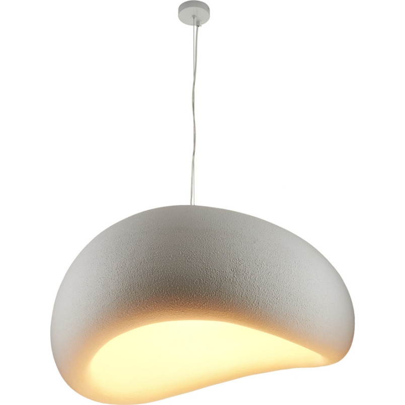 Lampa wisząca Japandi Stone 80cm biała - Step Into Design