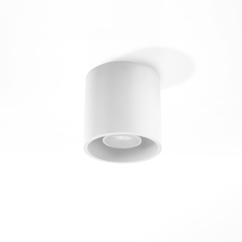 Lampa spot tuba Orbis 10cm biała Sollux | Downlighty Sollux