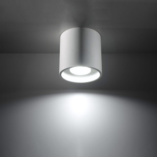 Lampa spot tuba Orbis 10cm biała Sollux | Downlighty Sollux