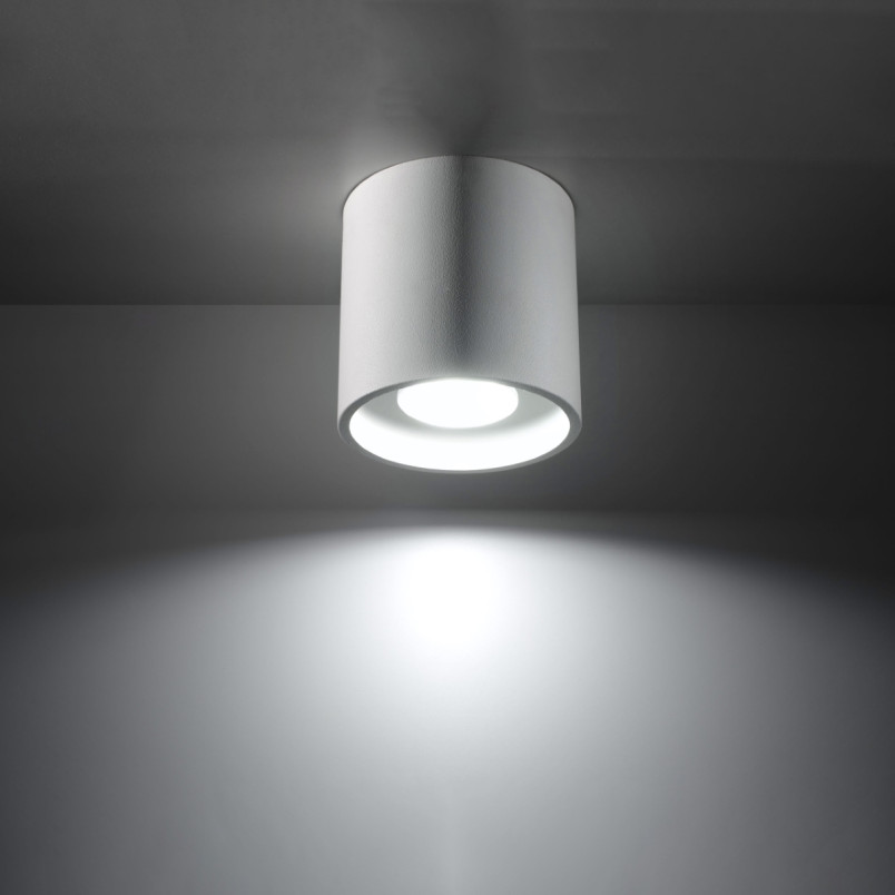 Lampa spot tuba Orbis 10cm biała Sollux | Downlighty Sollux