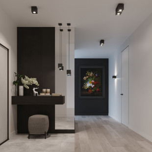 Lampa spot kwadratowa Quad czarna Sollux - Oświetlenie LED
