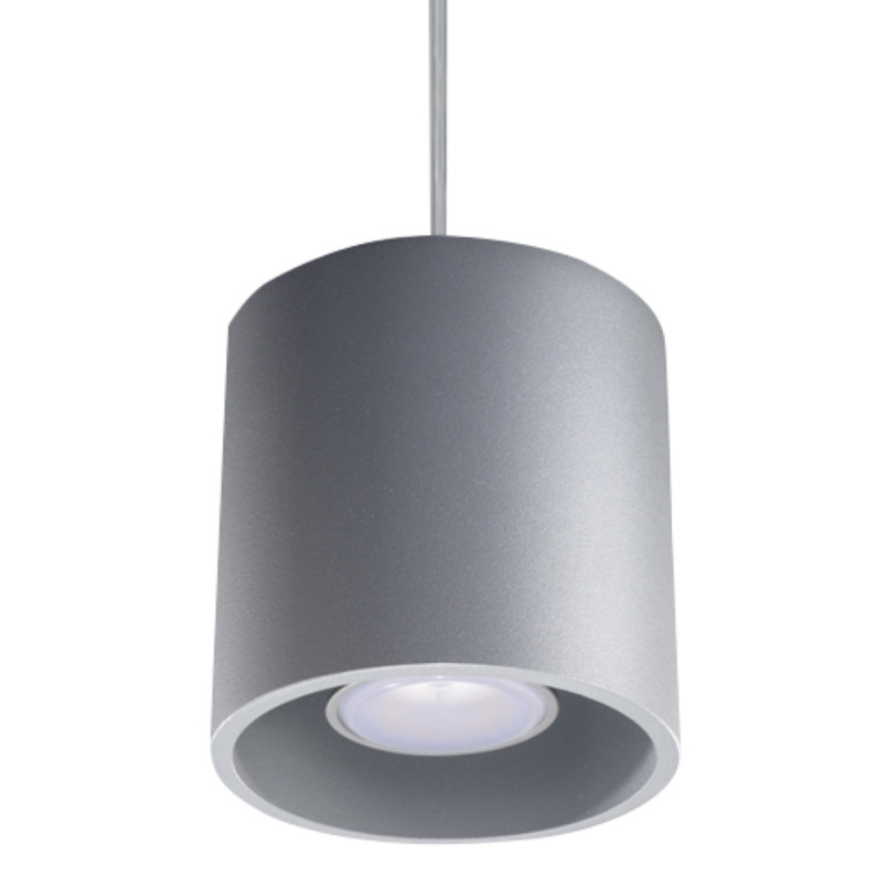 Lampa wisząca Orbis szara Sollux | Nowoczesne oświetlenie