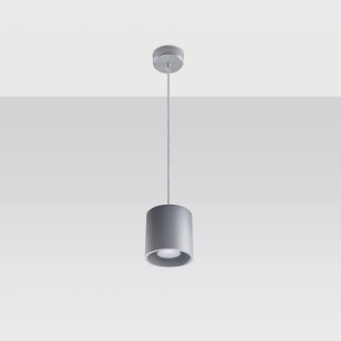 Lampa wisząca Orbis szara Sollux | Nowoczesne oświetlenie