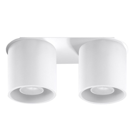 Lampa spot 2 punktowa Orbis biała Sollux | Oświetlenie LED