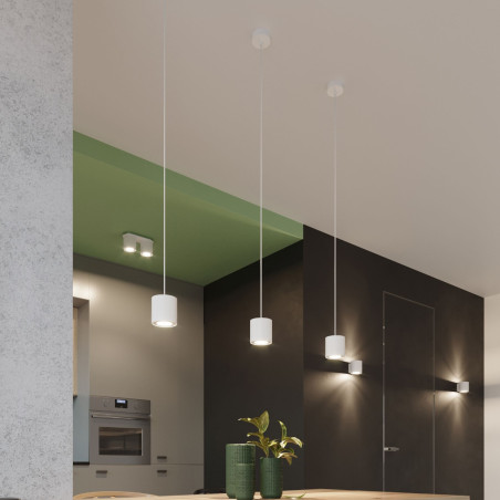Lampa spot 2 punktowa Orbis biała Sollux | Oświetlenie LED