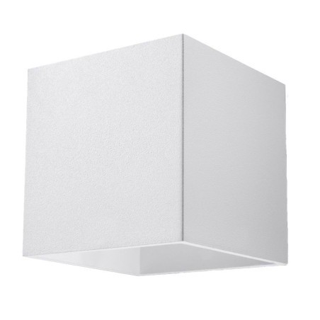 Kinkiet ścienny biały Sollux Quad 10cm - Oświetlenie LED