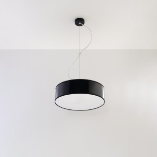 Lampa wisząca Arena czarna - Sollux | Oświetlenie nowoczesne
